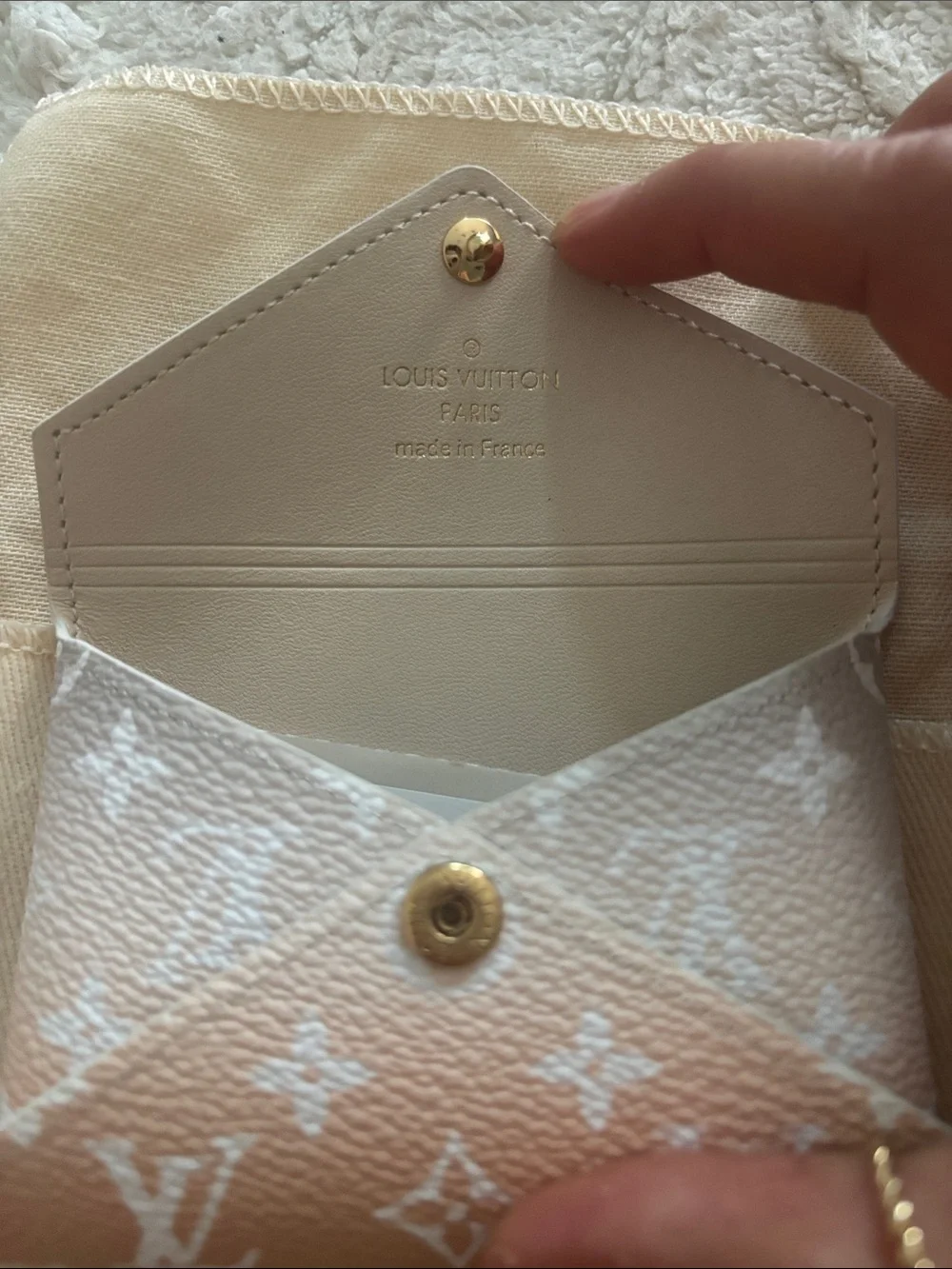 Louis Vuitton By The Pool Mini Kirigami Monogram Envelope Card Holder